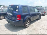 2013 Honda Pilot Ex Blue vin: 5FNYF4H47DB021788