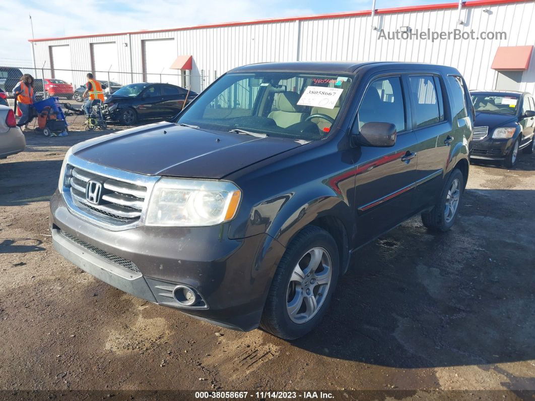 2013 Honda Pilot Ex Gray vin: 5FNYF4H48DB009021