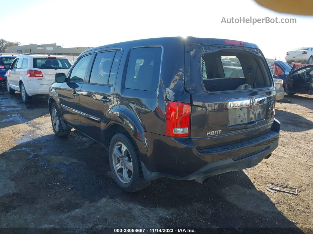 2013 Honda Pilot Ex Gray vin: 5FNYF4H48DB009021