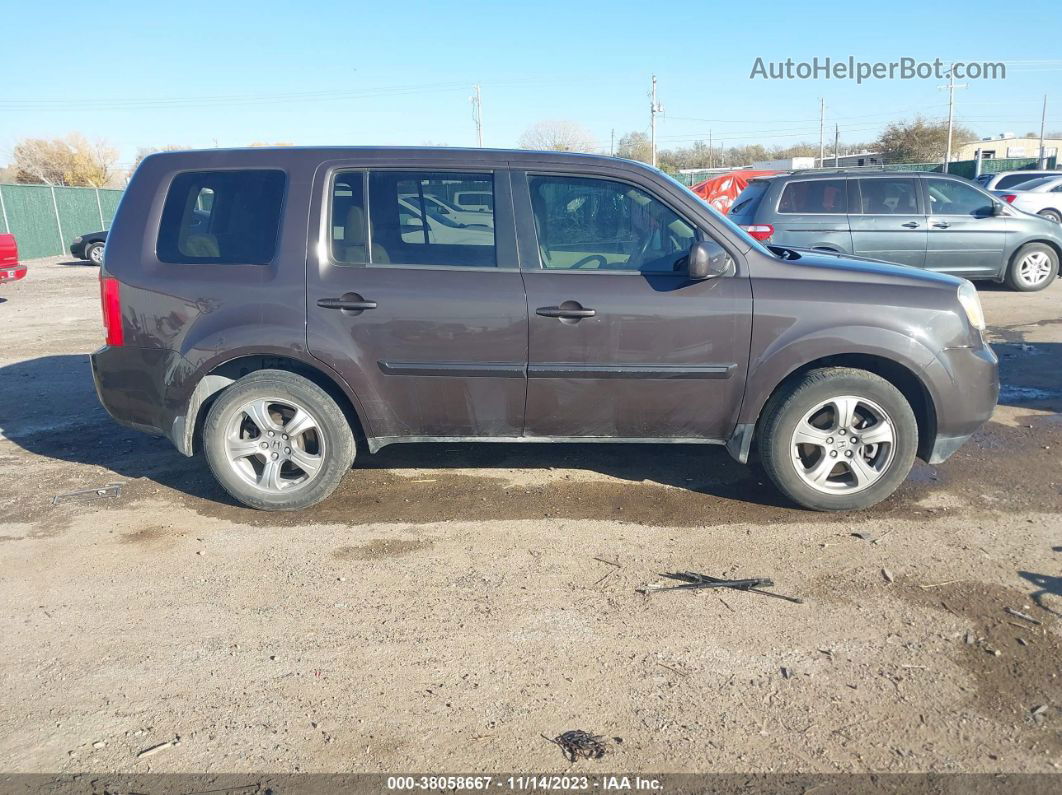 2013 Honda Pilot Ex Gray vin: 5FNYF4H48DB009021