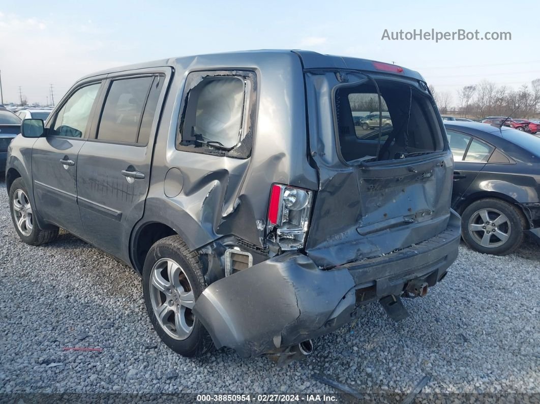 2013 Honda Pilot Ex Gray vin: 5FNYF4H48DB044626