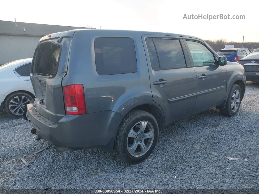 2013 Honda Pilot Ex Gray vin: 5FNYF4H48DB044626