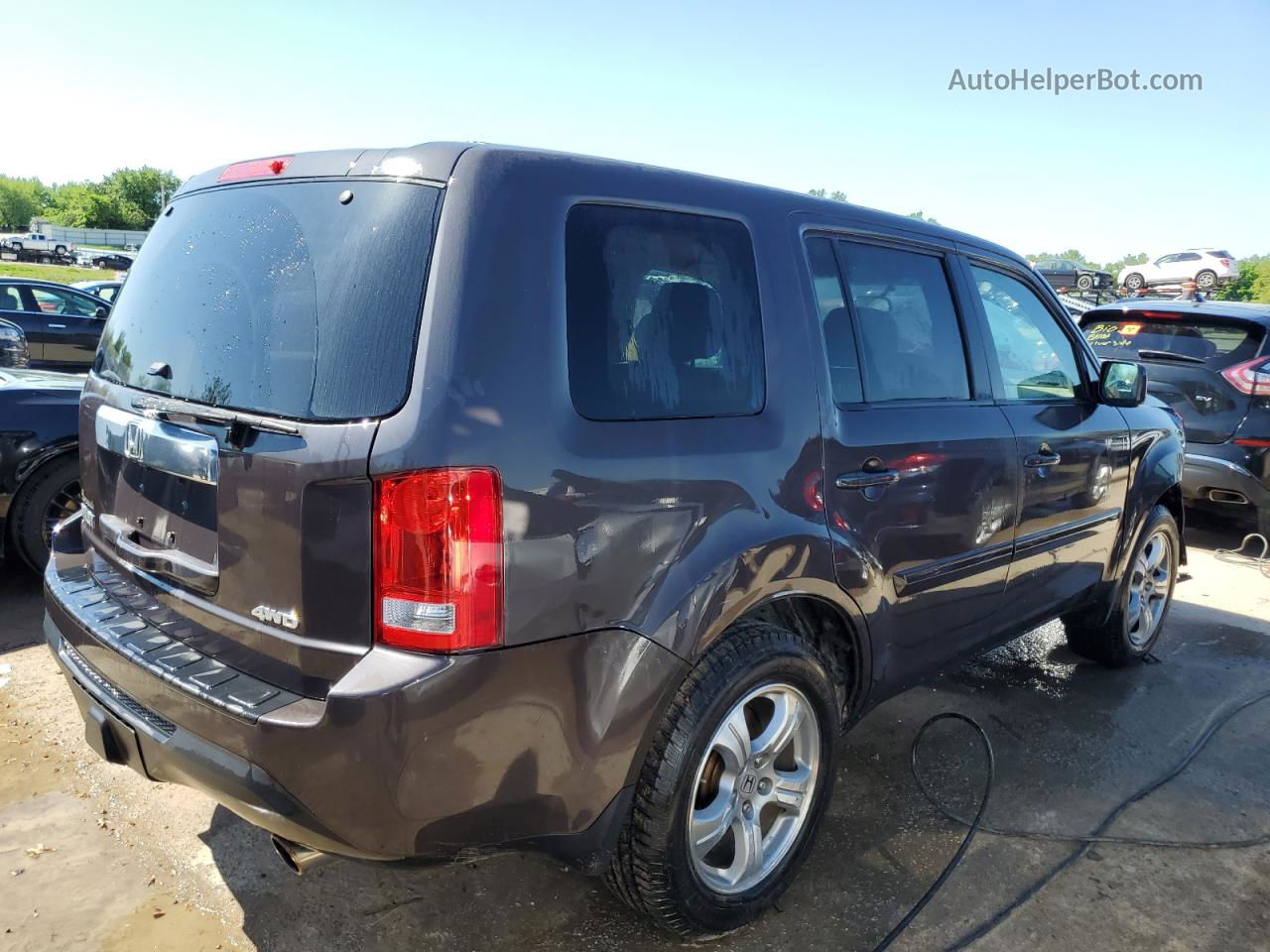 2013 Honda Pilot Ex Black vin: 5FNYF4H49DB079109