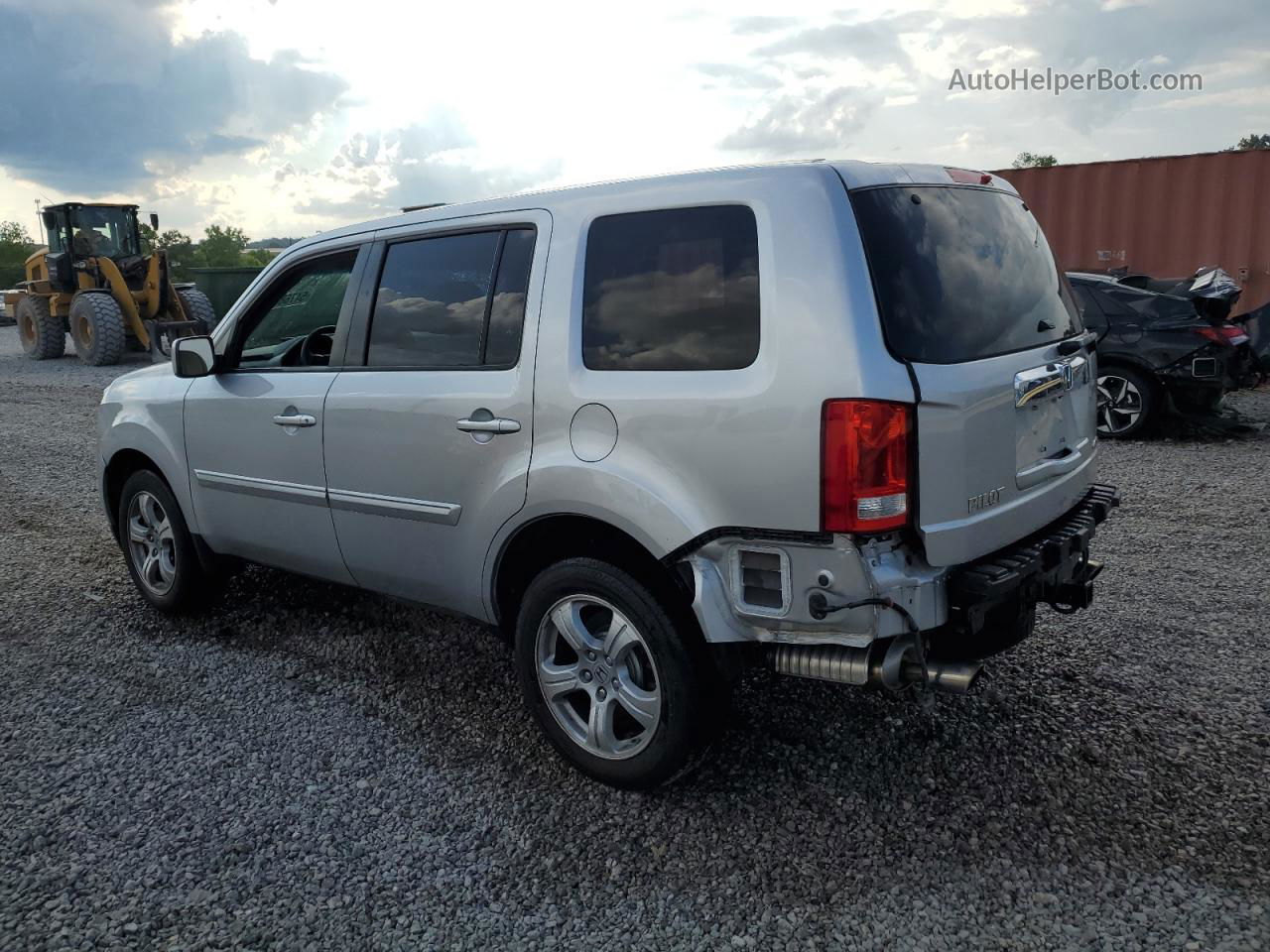 2015 Honda Pilot Ex Silver vin: 5FNYF4H49FB008639