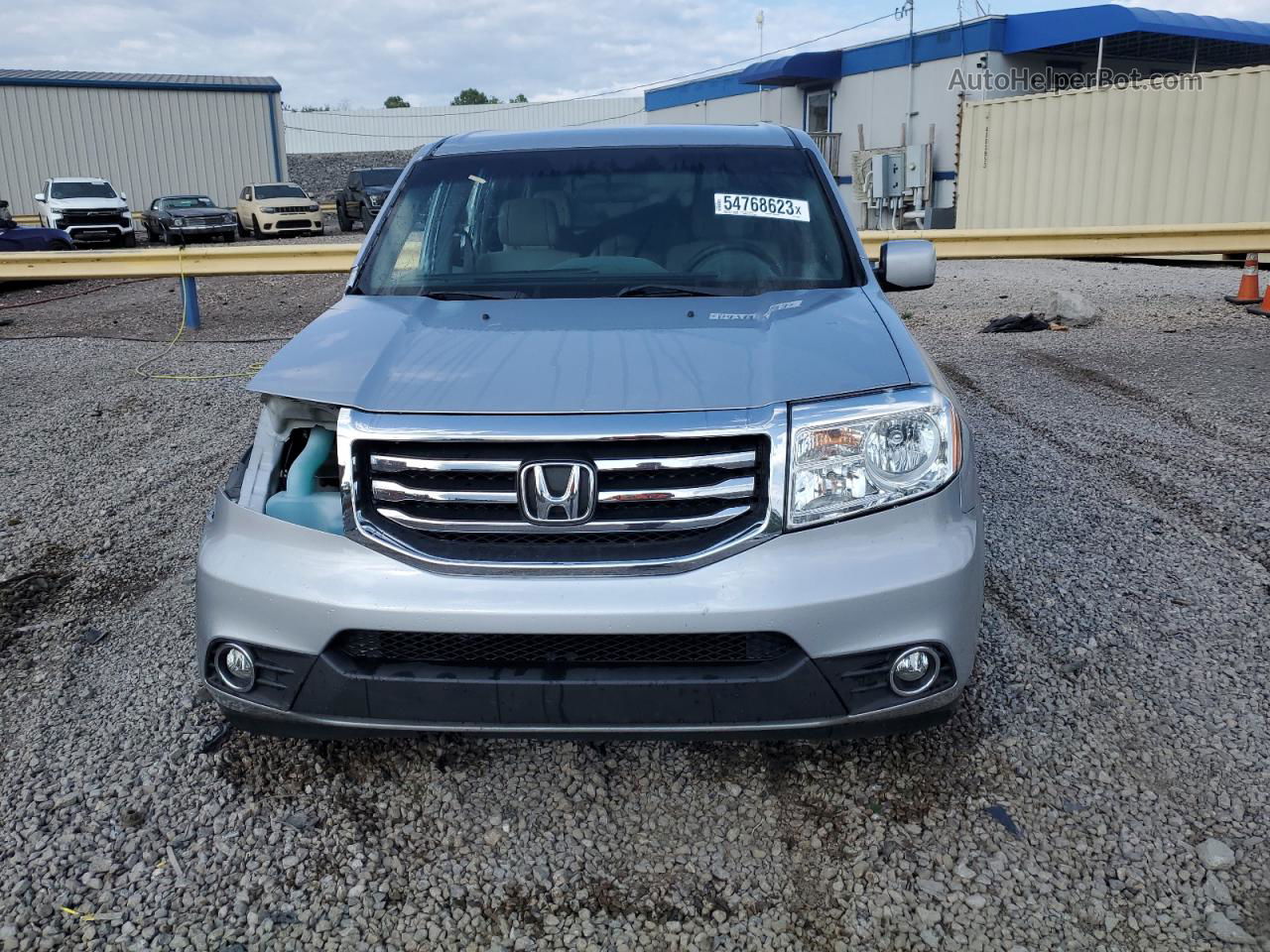 2015 Honda Pilot Ex Silver vin: 5FNYF4H49FB008639