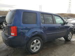 2015 Honda Pilot Ex Blue vin: 5FNYF4H49FB041737