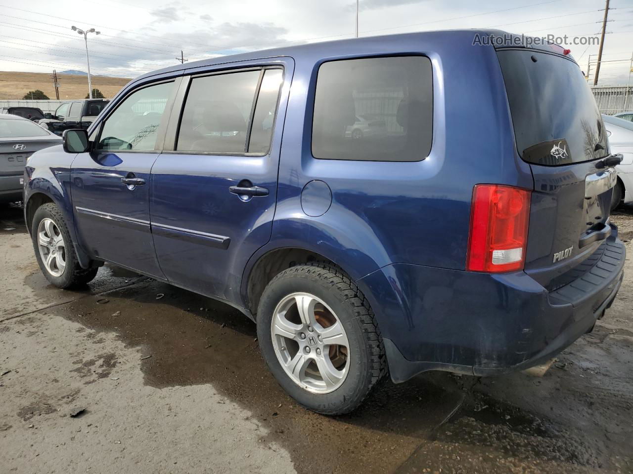 2015 Honda Pilot Ex Blue vin: 5FNYF4H49FB041737