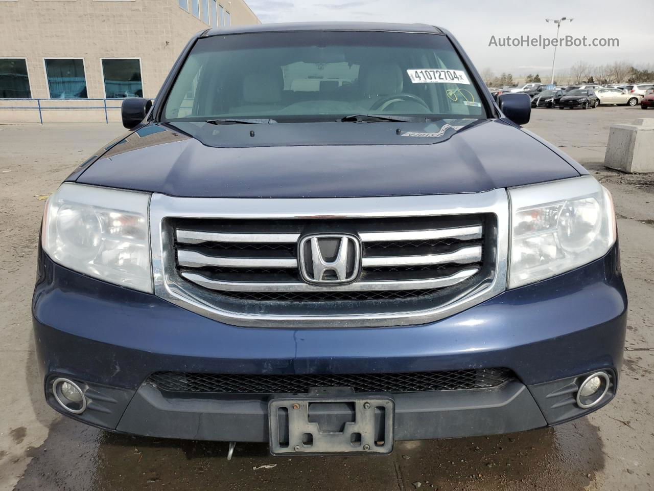 2015 Honda Pilot Ex Blue vin: 5FNYF4H49FB041737