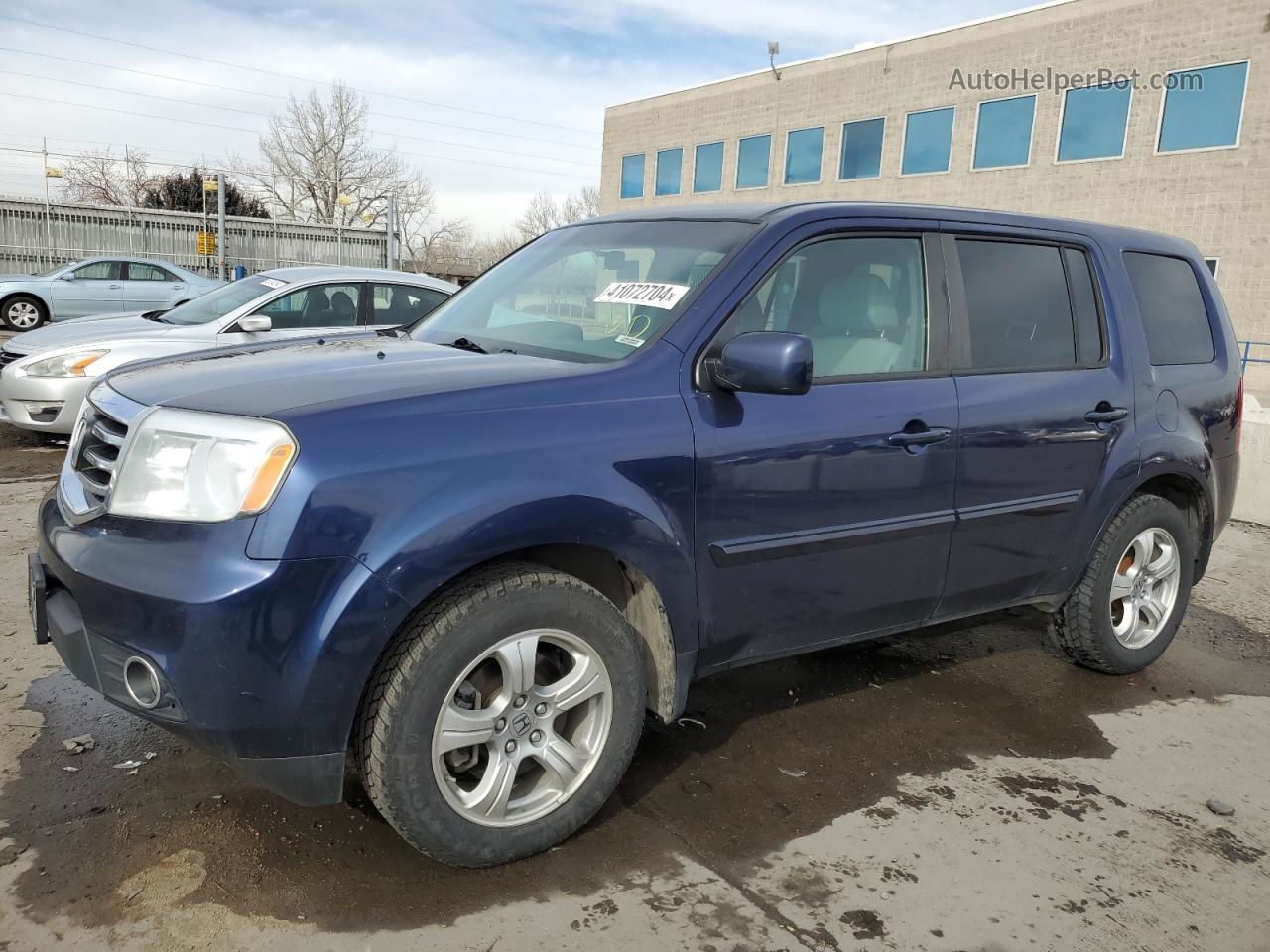 2015 Honda Pilot Ex Blue vin: 5FNYF4H49FB041737