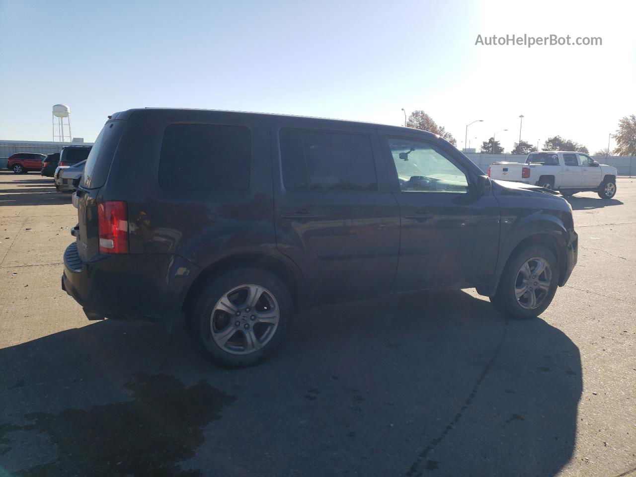 2013 Honda Pilot Ex Brown vin: 5FNYF4H4XDB045955