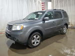 2013 Honda Pilot Ex Gray vin: 5FNYF4H4XDB067468