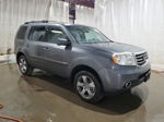 2013 Honda Pilot Ex Gray vin: 5FNYF4H4XDB067468