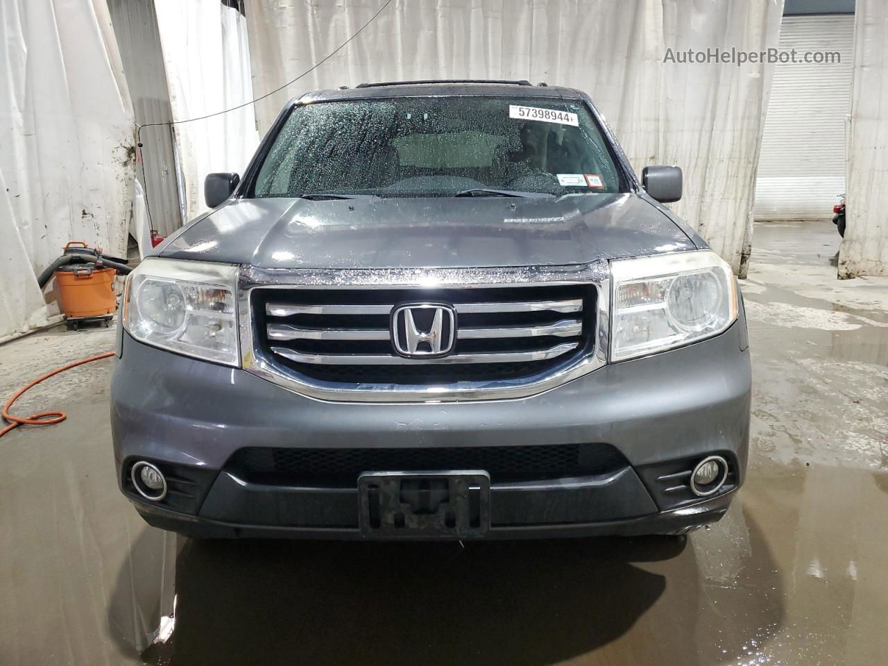 2013 Honda Pilot Ex Gray vin: 5FNYF4H4XDB067468