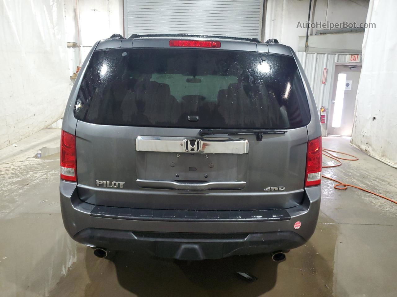 2013 Honda Pilot Ex Gray vin: 5FNYF4H4XDB067468