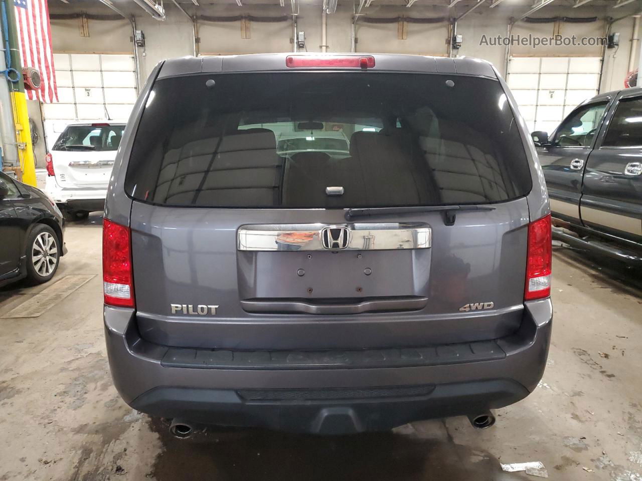 2015 Honda Pilot Ex Серый vin: 5FNYF4H4XFB059132