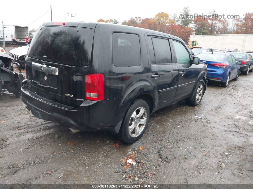 2013 Honda Pilot Ex-l Black vin: 5FNYF4H50DB048775