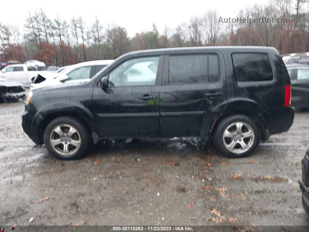 2013 Honda Pilot Ex-l Black vin: 5FNYF4H50DB048775