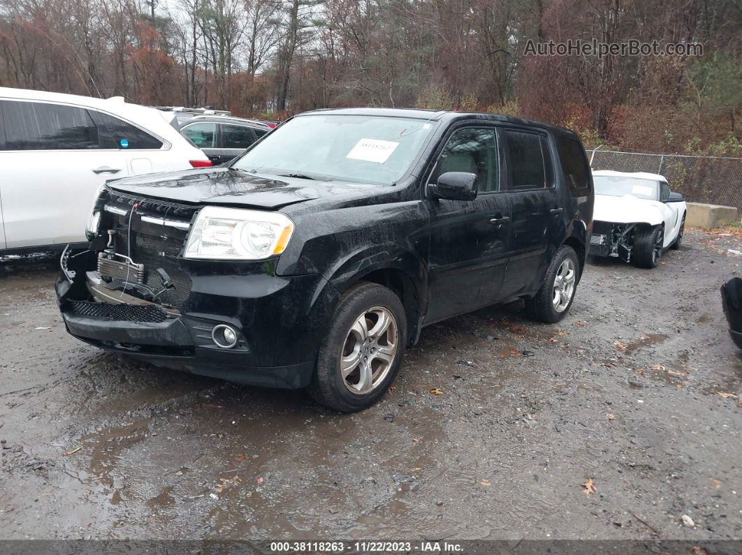 2013 Honda Pilot Ex-l Black vin: 5FNYF4H50DB048775