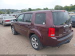 2013 Honda Pilot Ex-l Maroon vin: 5FNYF4H50DB078231