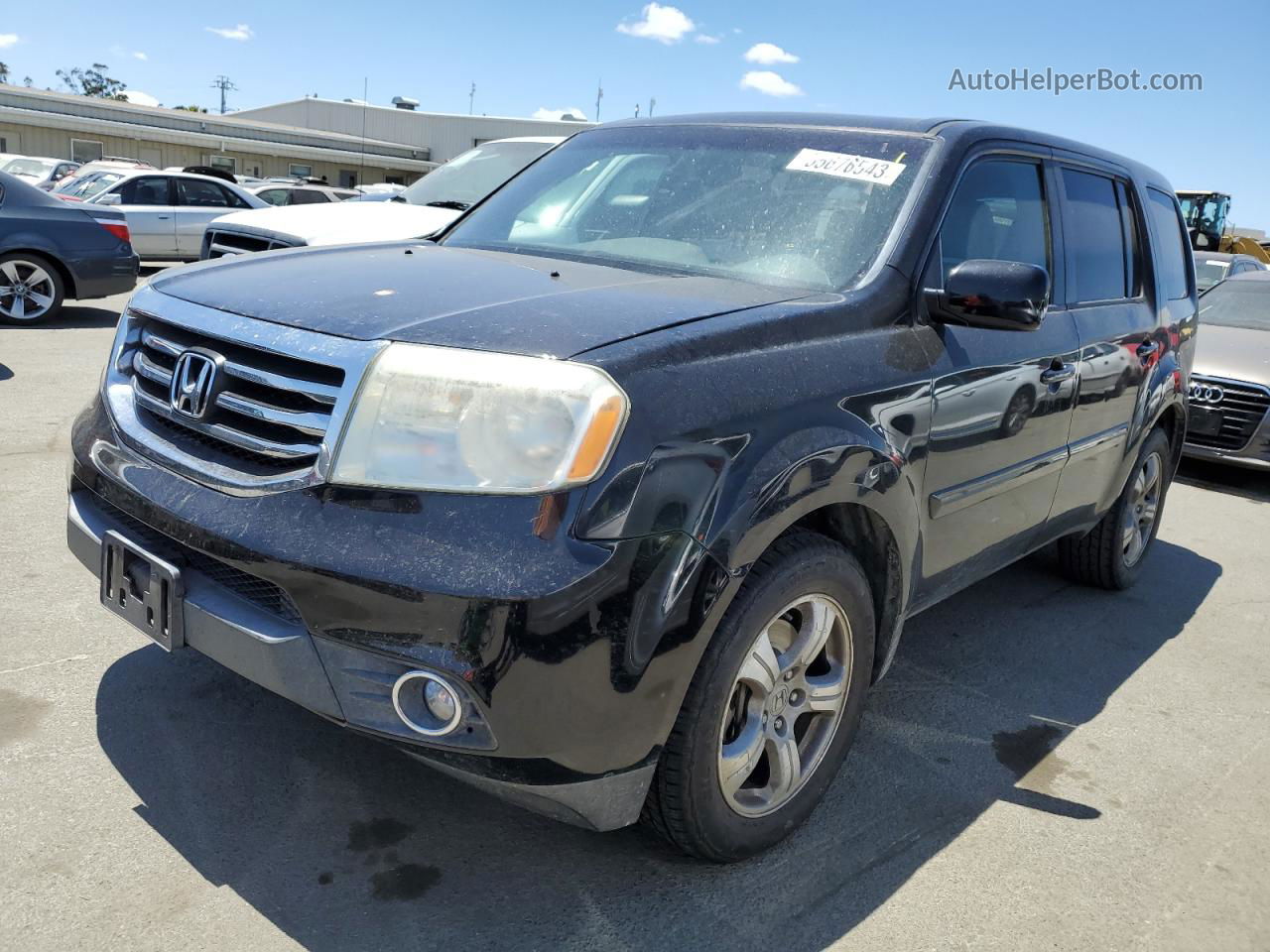 2013 Honda Pilot Exl Black vin: 5FNYF4H51DB031435