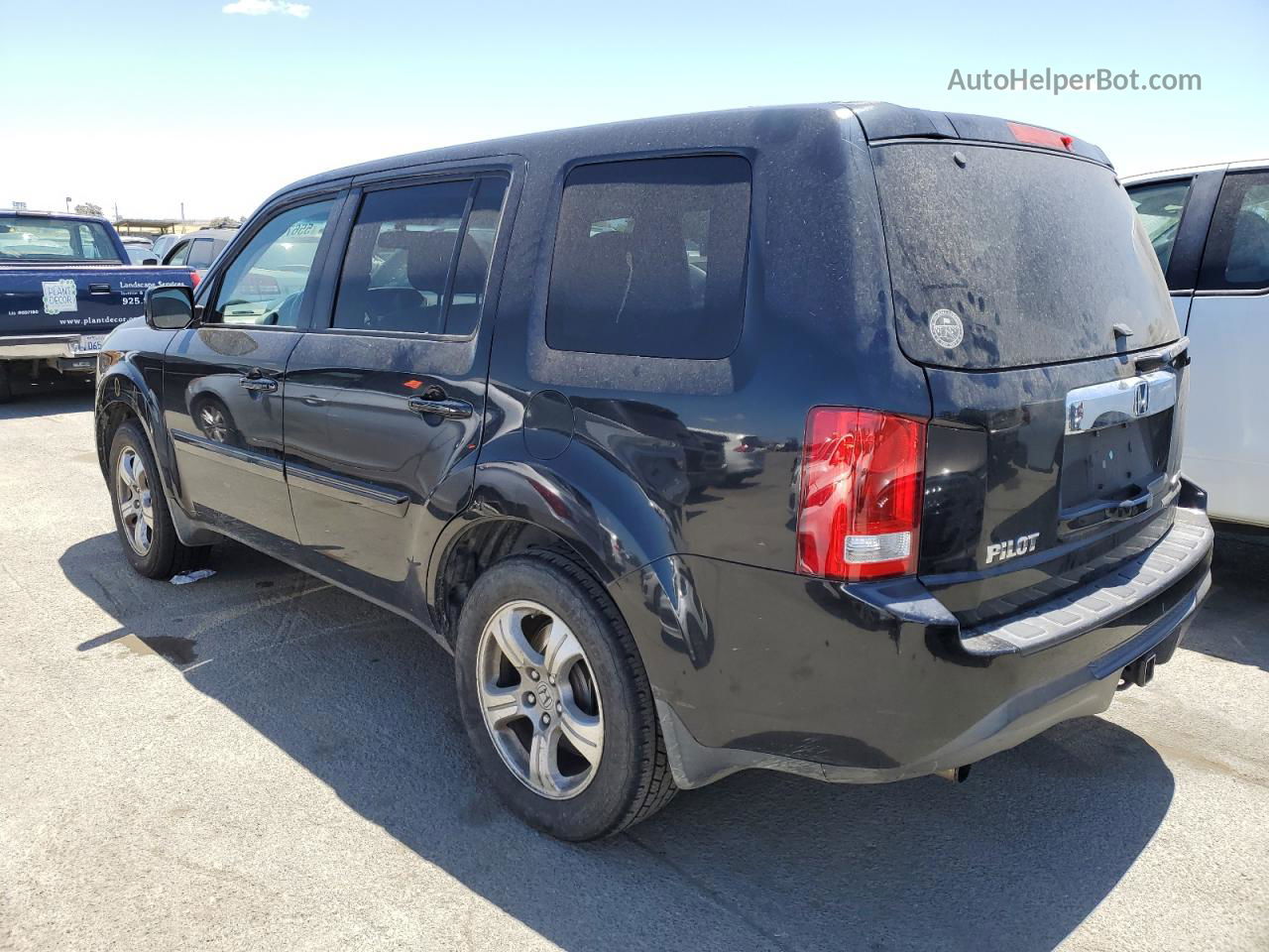 2013 Honda Pilot Exl Black vin: 5FNYF4H51DB031435