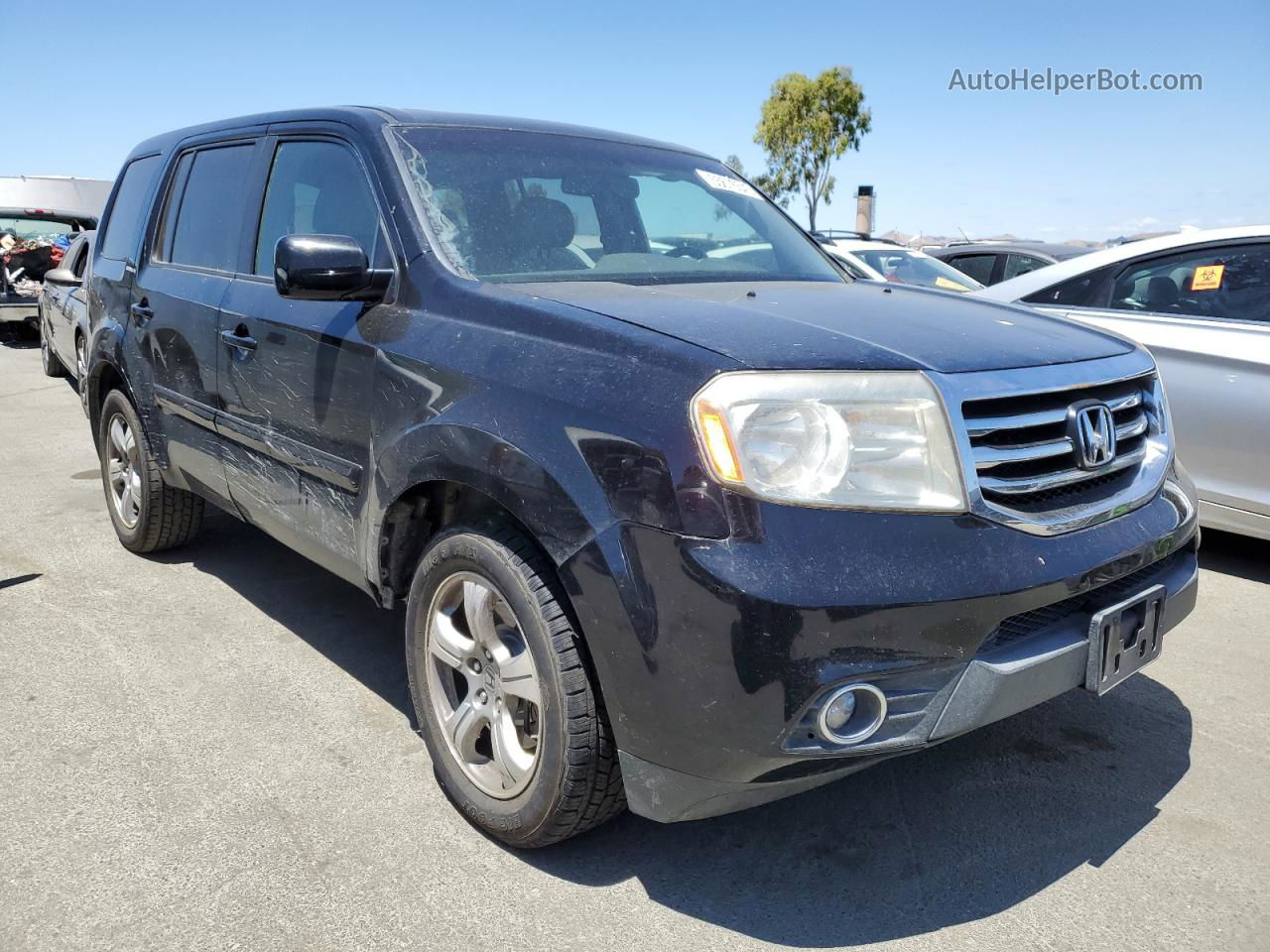 2013 Honda Pilot Exl Black vin: 5FNYF4H51DB031435