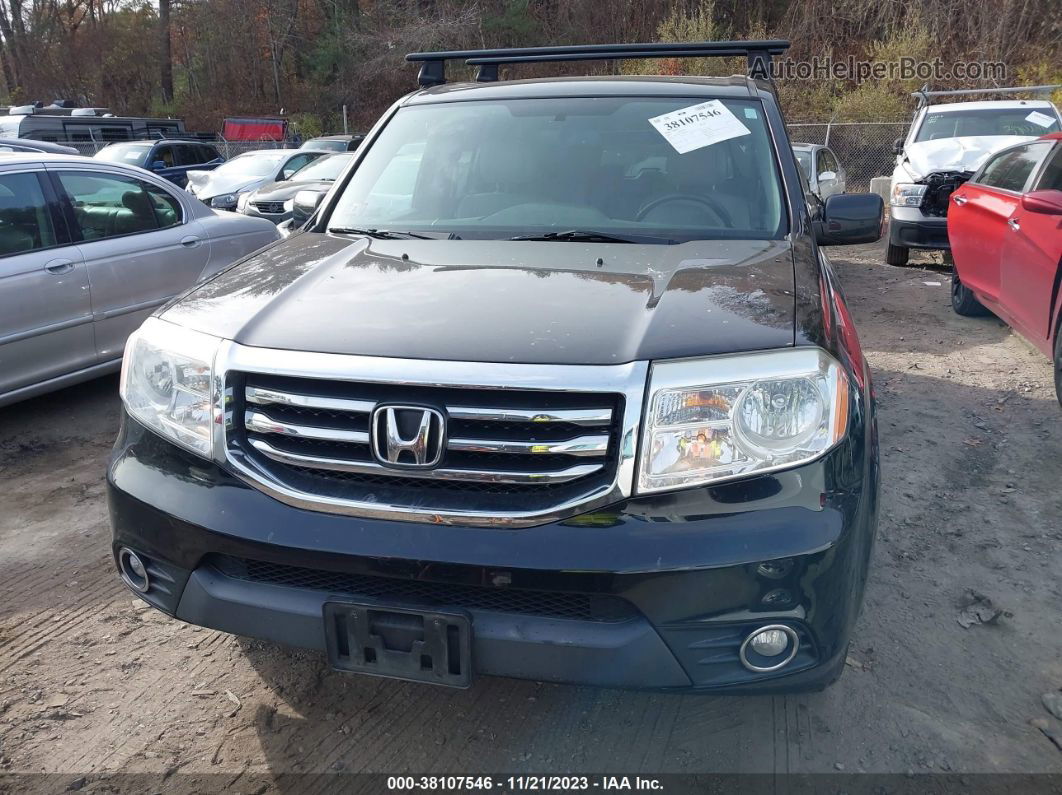 2013 Honda Pilot Ex-l Black vin: 5FNYF4H51DB048767