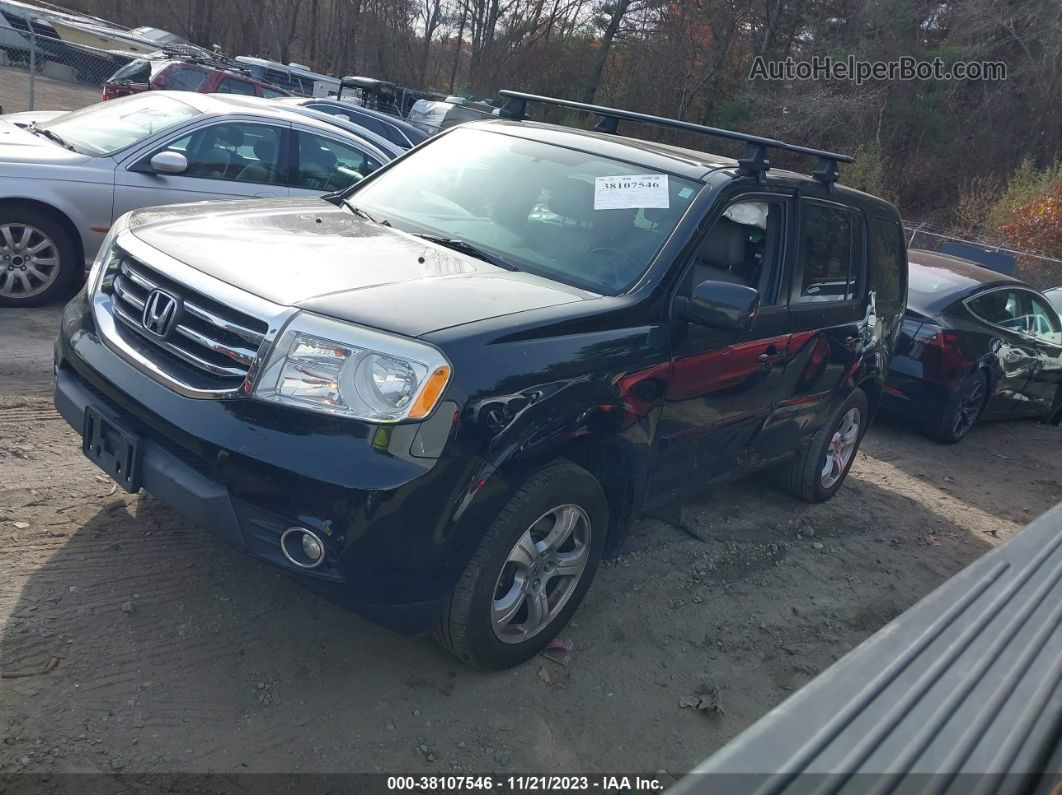 2013 Honda Pilot Ex-l Black vin: 5FNYF4H51DB048767