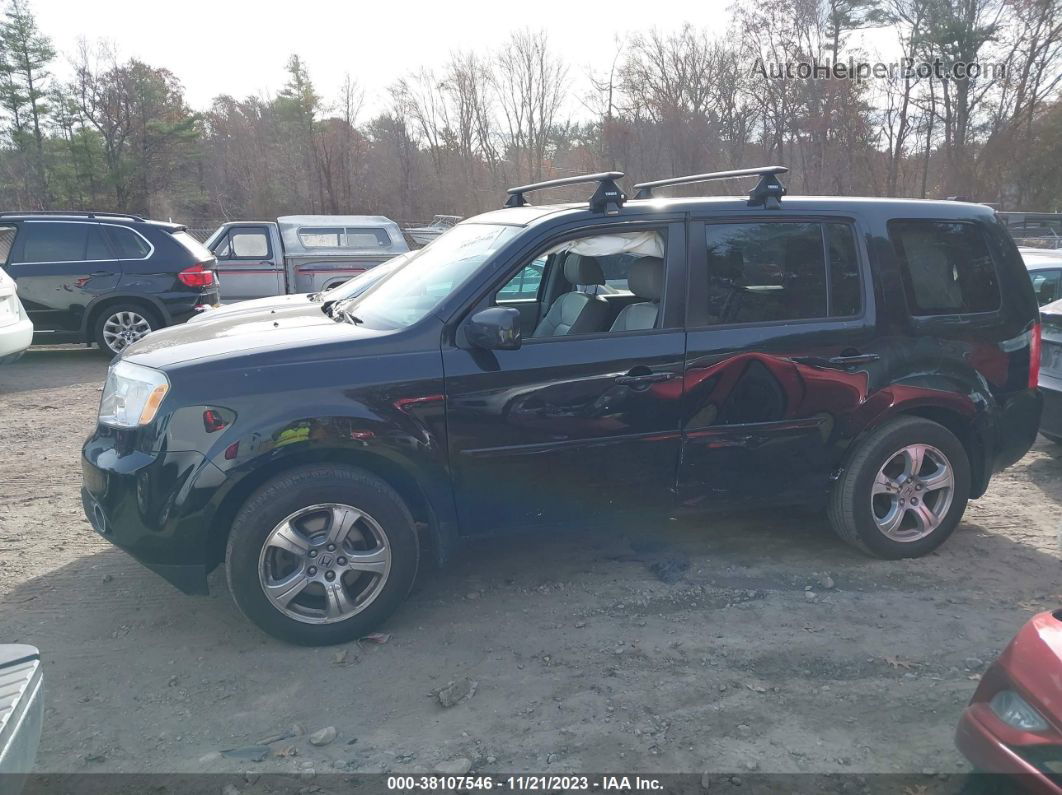 2013 Honda Pilot Ex-l Black vin: 5FNYF4H51DB048767