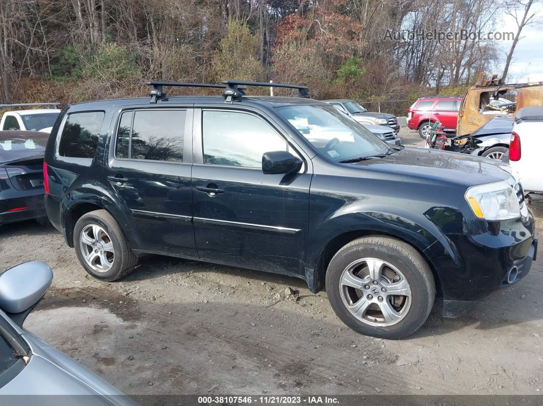 2013 Honda Pilot Ex-l Black vin: 5FNYF4H51DB048767