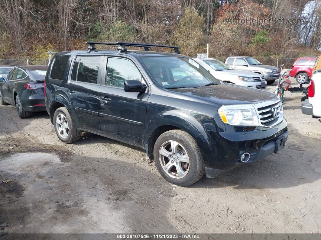 2013 Honda Pilot Ex-l Black vin: 5FNYF4H51DB048767