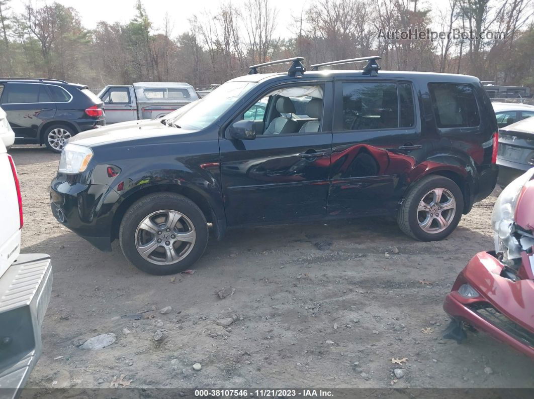 2013 Honda Pilot Ex-l Black vin: 5FNYF4H51DB048767