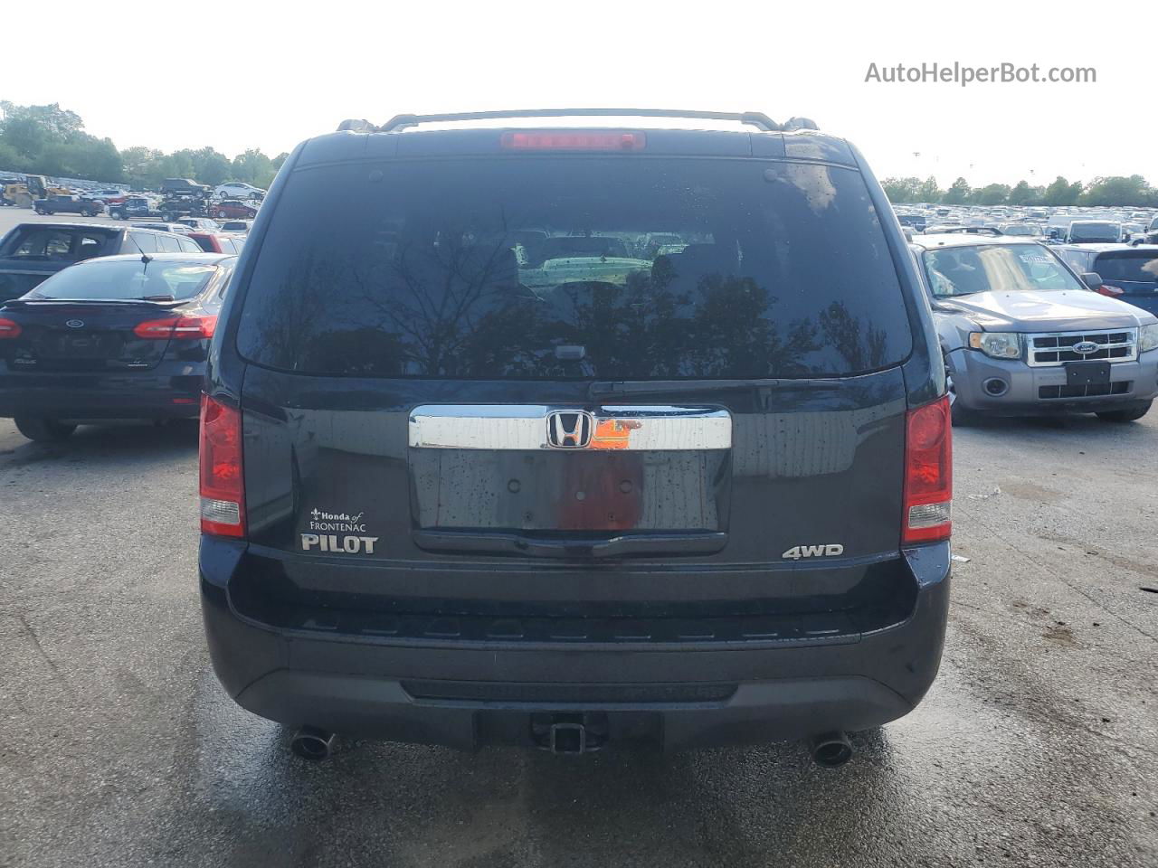 2013 Honda Pilot Exl Black vin: 5FNYF4H51DB054777