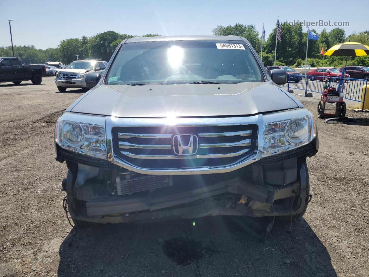 2013 Honda Pilot Exl Blue vin: 5FNYF4H51DB073913