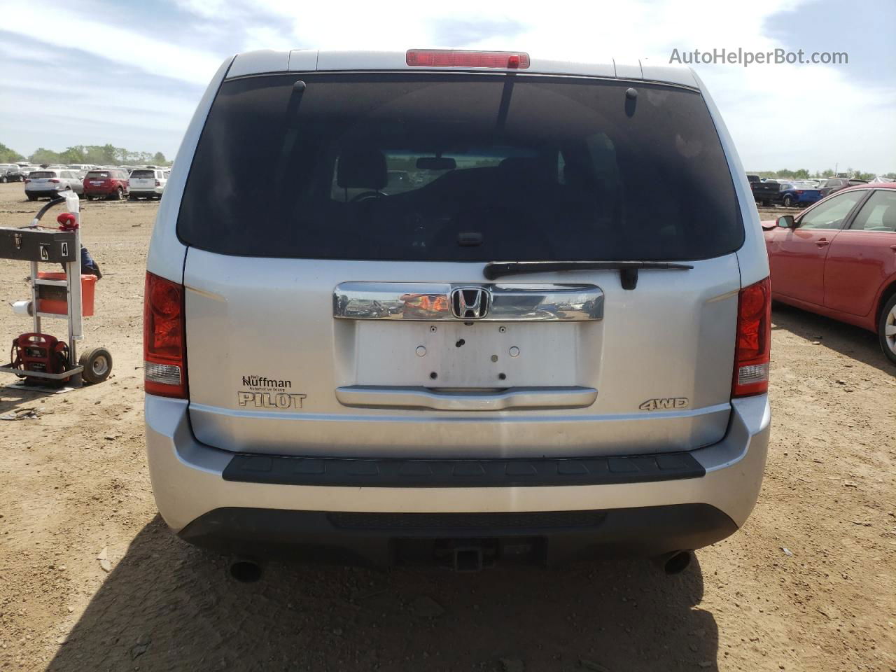 2013 Honda Pilot Exl Silver vin: 5FNYF4H51DB081381