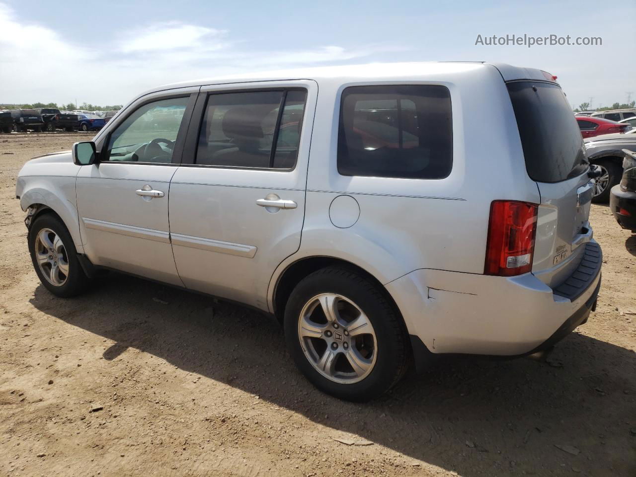 2013 Honda Pilot Exl Silver vin: 5FNYF4H51DB081381