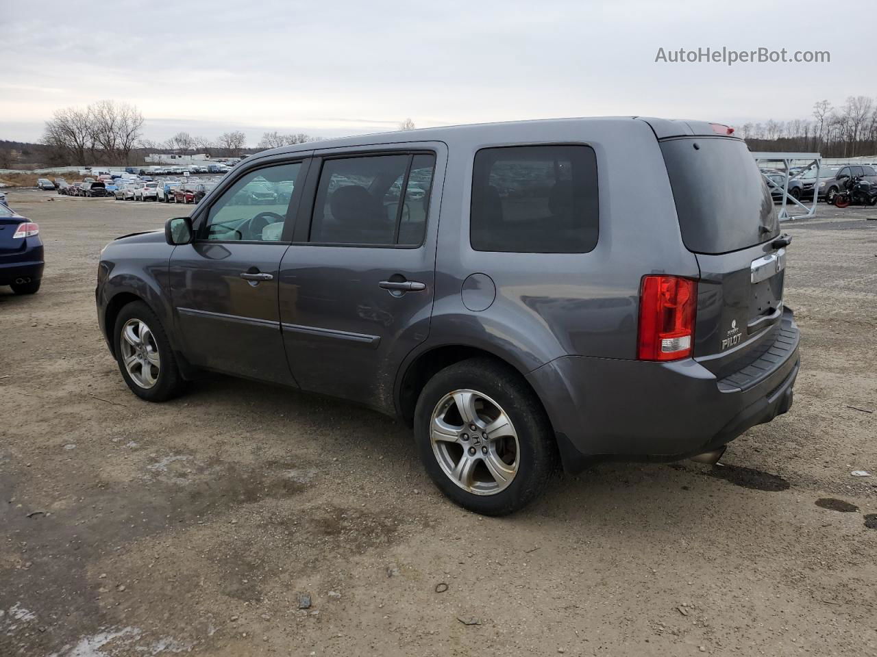 2015 Honda Pilot Exl Gray vin: 5FNYF4H51FB007705