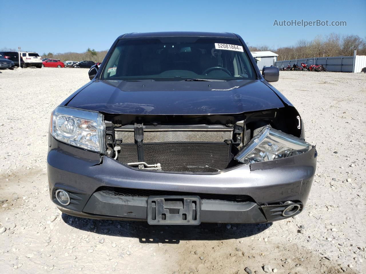 2015 Honda Pilot Exl Серый vin: 5FNYF4H51FB010569