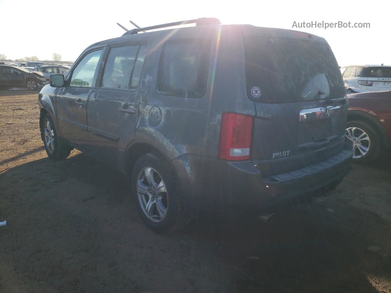 2015 Honda Pilot Exl Gray vin: 5FNYF4H51FB042373