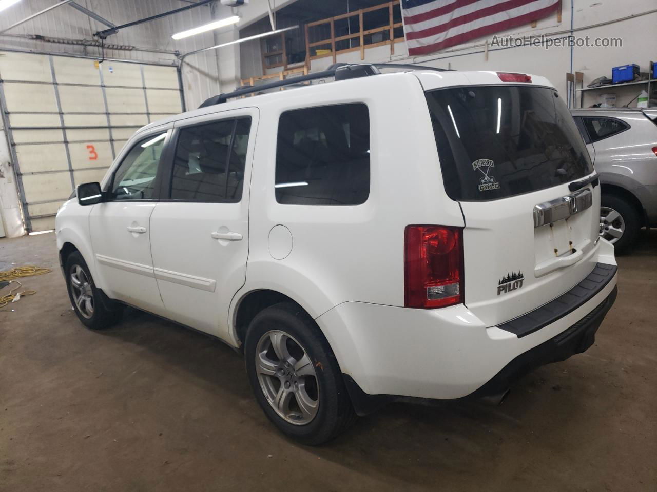 2013 Honda Pilot Exl White vin: 5FNYF4H53DB004561