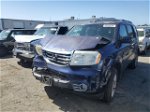 2013 Honda Pilot Exl Blue vin: 5FNYF4H53DB027564