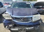 2013 Honda Pilot Exl Blue vin: 5FNYF4H53DB027564