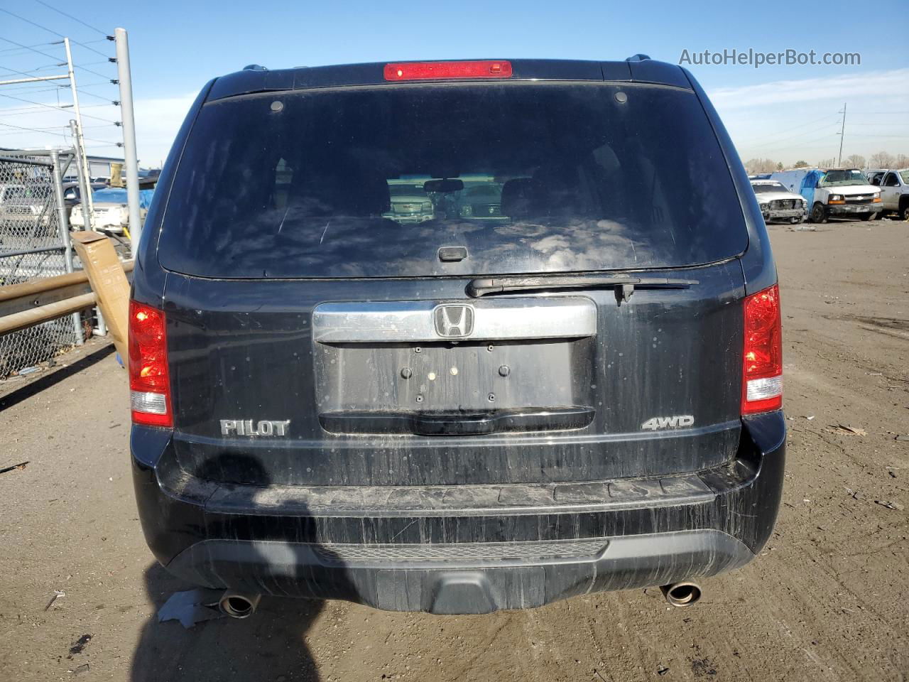 2013 Honda Pilot Exl Black vin: 5FNYF4H53DB032540