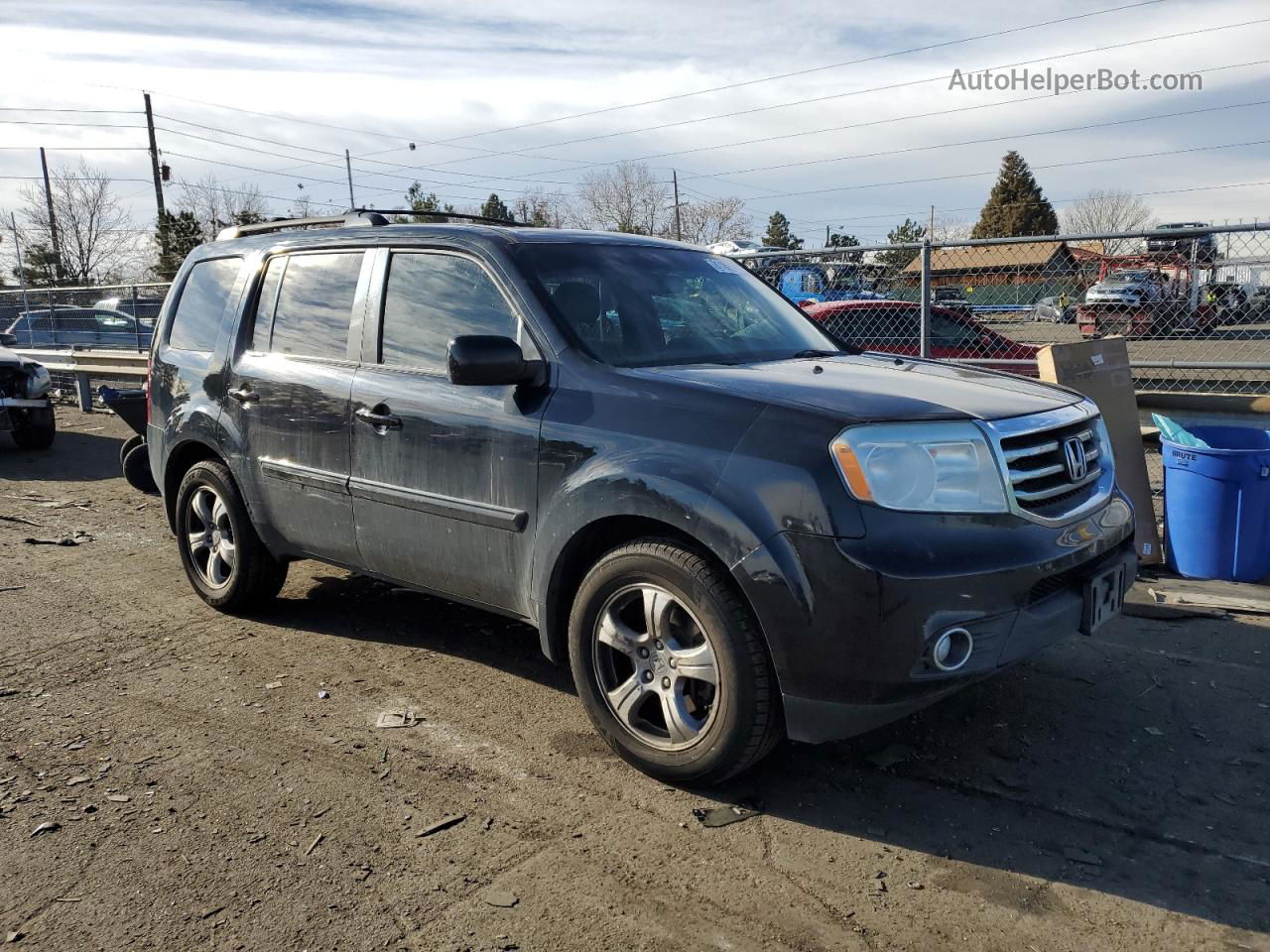 2013 Honda Pilot Exl Black vin: 5FNYF4H53DB032540