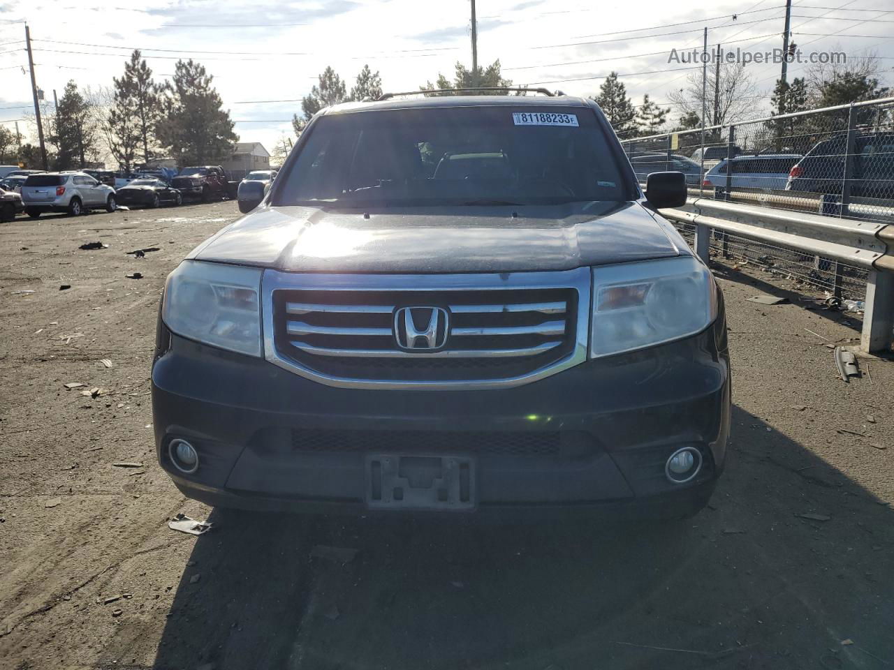 2013 Honda Pilot Exl Black vin: 5FNYF4H53DB032540