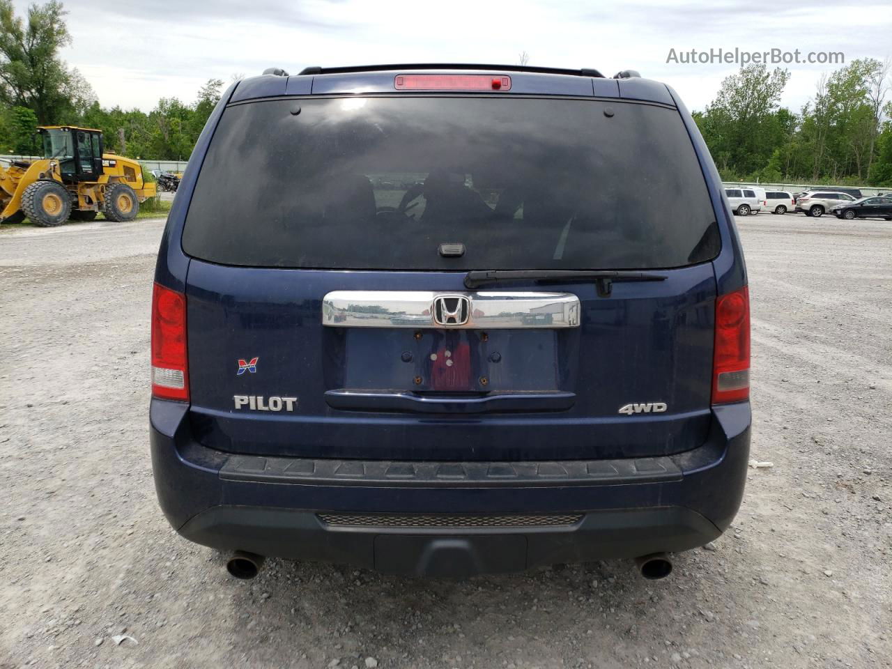 2013 Honda Pilot Exl Blue vin: 5FNYF4H53DB049273