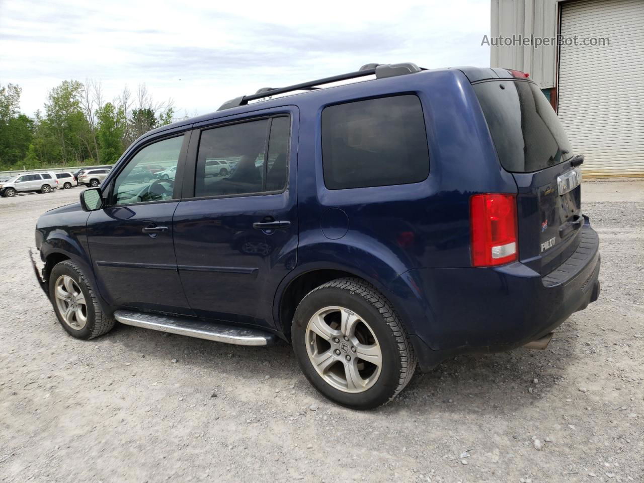 2013 Honda Pilot Exl Blue vin: 5FNYF4H53DB049273