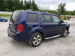 2013 Honda Pilot Exl Blue vin: 5FNYF4H53DB049273