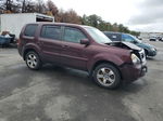 2013 Honda Pilot Exl Burgundy vin: 5FNYF4H53DB074707