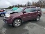 2013 Honda Pilot Exl Burgundy vin: 5FNYF4H53DB074707